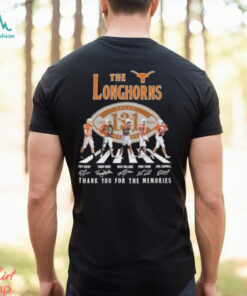 The Longhorns Abbey Road 2024 Thank You For The Memories Signatures Shirt