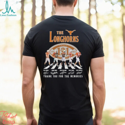 The Longhorns Abbey Road 2024 Thank You For The Memories Signatures Shirt