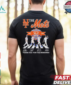 The Mets Abbey Road NLCS 62 Years 1962 2024 Thank You For The Memories Signatures Shirt