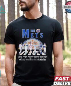 The Mets Baseball Abbey 1962 2024 Thank You For The Memories Signatures Shirt