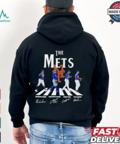 The New York Mets Abbey Road Nimmo Lindor Diaz And Alonso Shirt