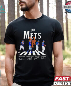 The New York Mets Abbey Road Nimmo Lindor Diaz And Alonso Shirt