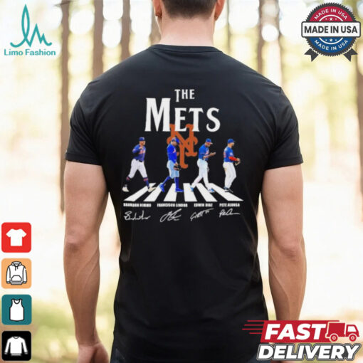 The New York Mets Abbey Road Nimmo Lindor Diaz And Alonso Shirt