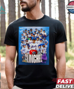 The New York Mets Clinched Are Headed To Postseason 2024 MLB National League East Division Poster t shirt