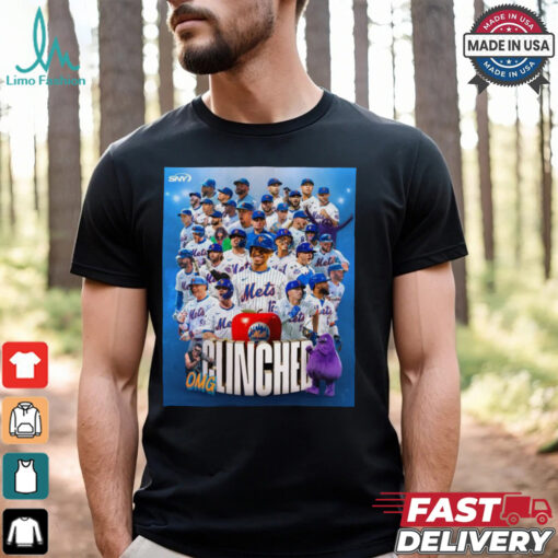 The New York Mets Clinched Are Headed To Postseason 2024 MLB National League East Division Poster t shirt