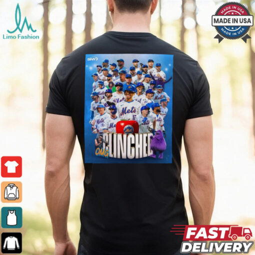 The New York Mets Clinched Are Headed To Postseason 2024 MLB National League East Division Poster t shirt