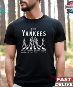 The New York Yankees Baseball Walking Signatures 2024 T shirt