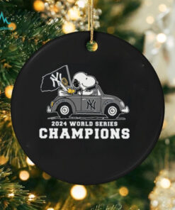 The Peanuts Driving Car X New York Yankees 2024 World Series Champions Shirt