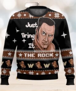 The Rock Just Bring It Ugly Christmas Sweater