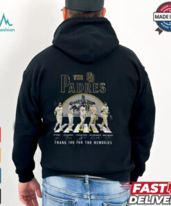 The San Diego Padres 55 Years 1969 2024 Thank You For The Memories Walking Signatures T shirt