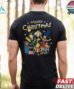The Simpsons Family Merry Christmas T Shirt
