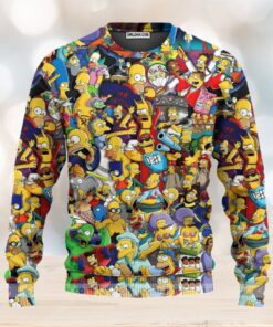 The Simpsons Ugly Christmas Sweaters