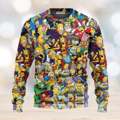 The Simpsons Ugly Christmas Sweaters