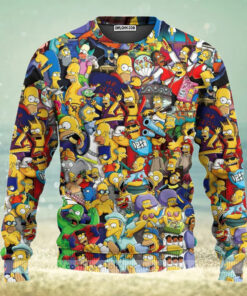 The Simpsons Ugly Christmas Sweaters