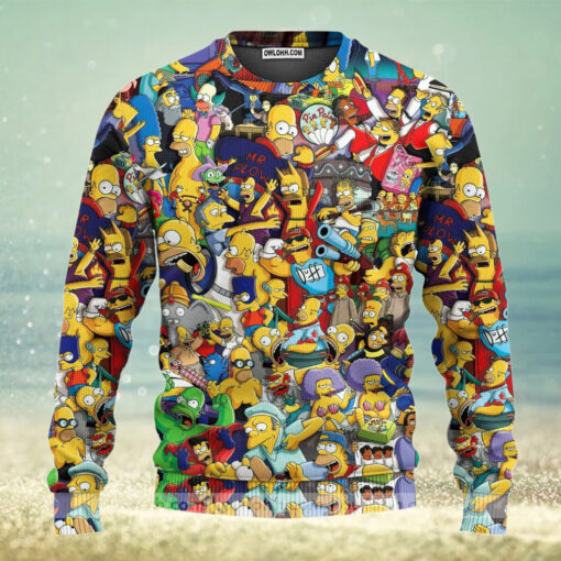 The Simpsons Ugly Christmas Sweaters