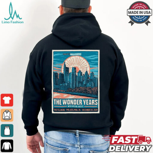 The Wonder Years The Fillmore Philadelphia, PA December 20 2024 Poster Shirt