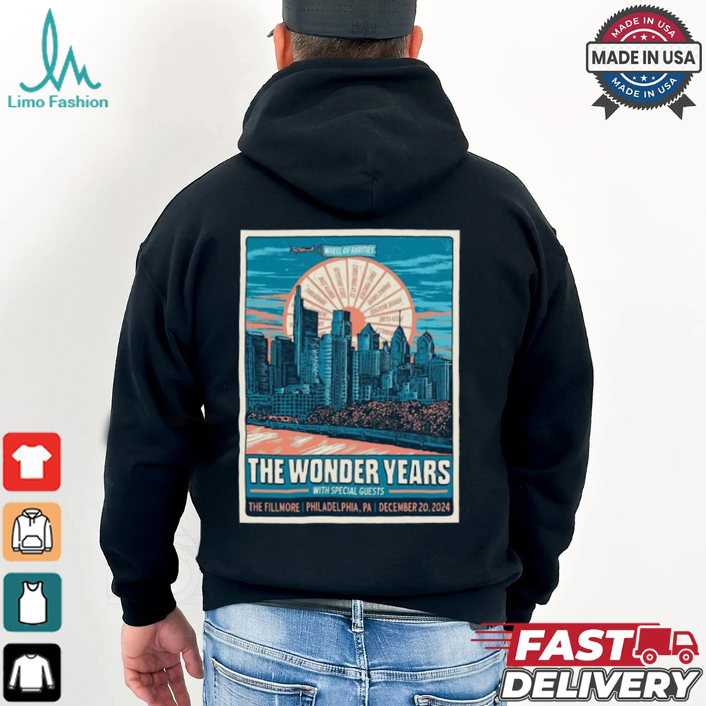 The Wonder Years The Fillmore Philadelphia, PA December 20 2024 Poster Shirt The Wonder Years The Fillmore Philadelphia, PA December 20 2024 Poster Shirt