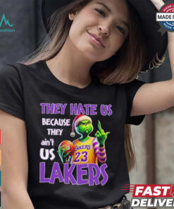 They Hate Us Because They Ain’t Us Grinch X Los Angeles Lakers Christmas Shirt