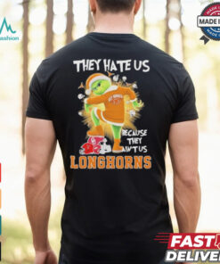 They Hate Us Because They Ain’t Us Grinch X Texas Longhorns Stomp On College Teams Christmas Shirt