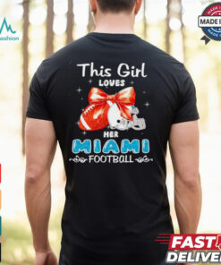 This girl loves her Miami Dolphins Football faux glitter shirt