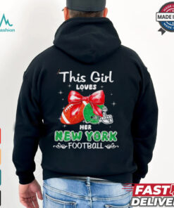 This girl loves her New York Jets Football faux glitter shirt