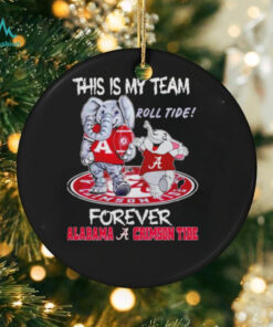 This is my team roll tide forever Alabama Crimson Tide football mascot shirt