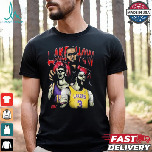 Thriller x Lakeshow Los Angeles Lakers NBA Graphic 2024 t shirt