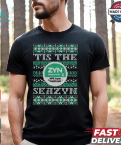 Tis the Zyn Season Ugly Christmas T Shirt