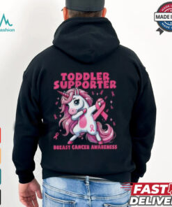 Toddler Support Unicorn Breast Cancer Awareness Shirt, Pink Ribbon Apparel