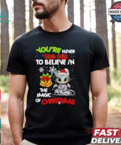 Toothless You’re never too olf to believe in the magic of Christmas shirt