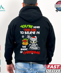 Toothless You’re never too olf to believe in the magic of Christmas shirt