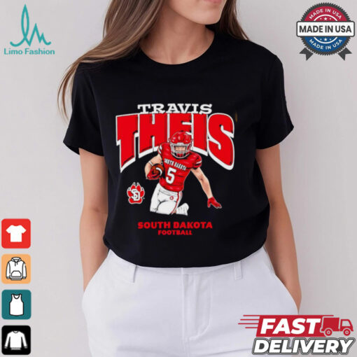 Travis Theis South Dakota Coyotes cartoon shirt