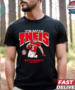 Travis Theis South Dakota Coyotes cartoon shirt