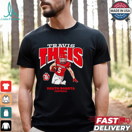 Travis Theis South Dakota Coyotes cartoon shirt