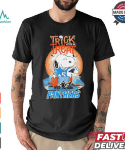 Trick Treat Snoopy Teams Carolina Panthers Nfl Shirt