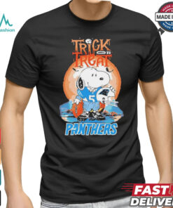 Trick Treat Snoopy Teams Carolina Panthers Nfl Shirt