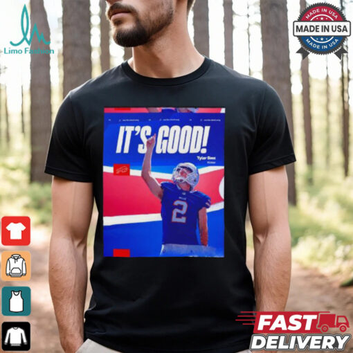 Tyler Bass kicker it’s good Buffalo Bills shirt