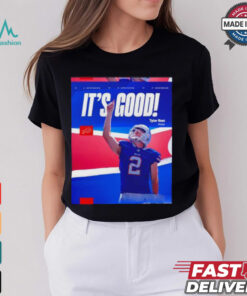 Tyler Bass kicker it’s good Buffalo Bills shirt