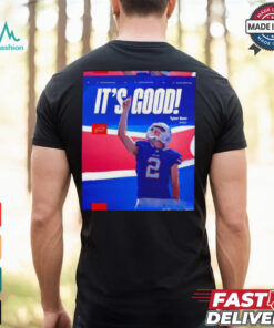 Tyler Bass kicker it’s good Buffalo Bills shirt