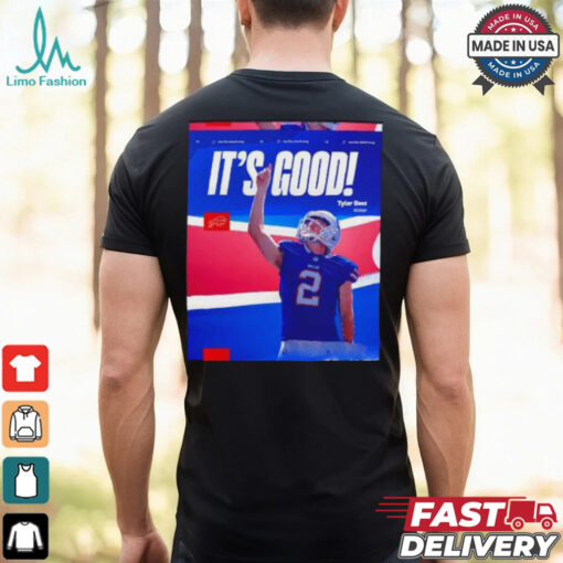 Tyler Bass kicker it’s good Buffalo Bills shirt