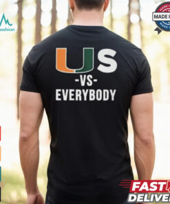 US Vs Everybody T Shirt Black