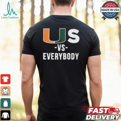US Vs Everybody T Shirt Black