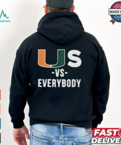 US Vs Everybody T Shirt Black