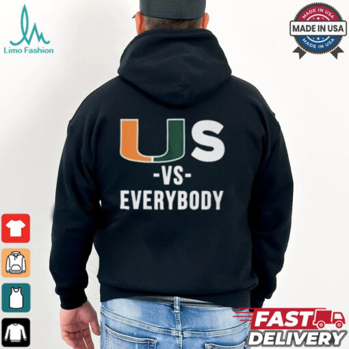 US Vs Everybody T Shirt Black