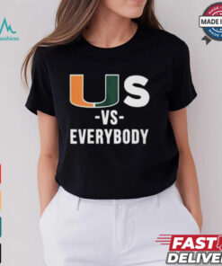 US Vs Everybody T Shirt Black