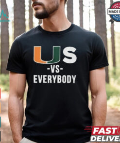 US Vs Everybody T Shirt Black