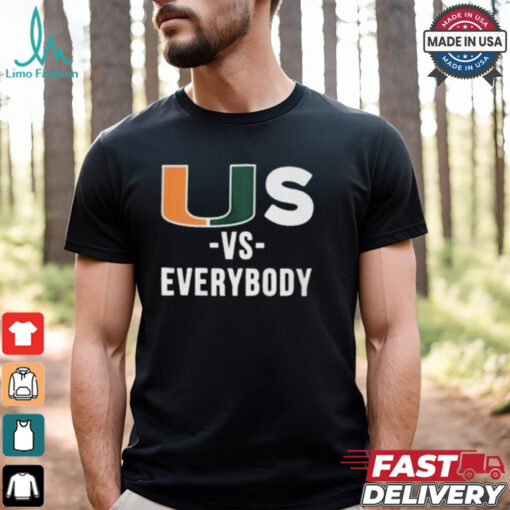 US Vs Everybody T Shirt Black