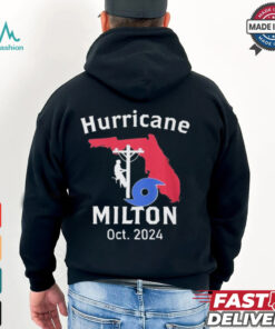 United State Hurricane Milton Lineman Oct 2024 Graphic t shirt