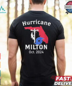 United State Hurricane Milton Lineman Oct 2024 Graphic t shirt