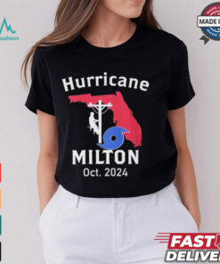 United State Hurricane Milton Lineman Oct 2024 Graphic t shirt